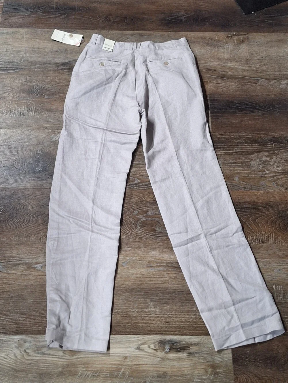 Mojito Collection Flat Front Linen Blend Dress Pant, 29 X32, RN#109783, NWT